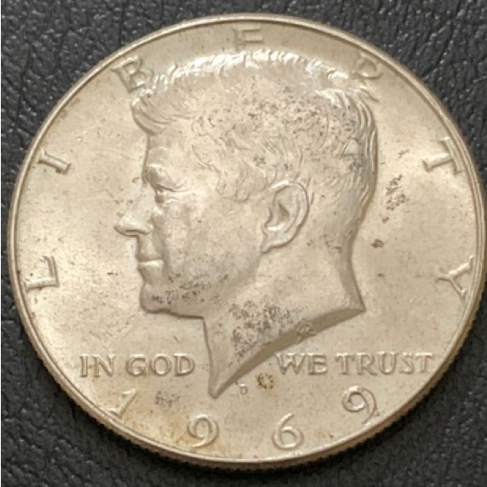 Vintage Silver Coin with Kennedy Design - Error Coin